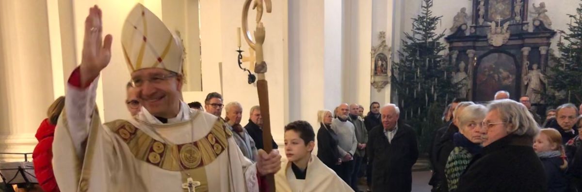 Bischof Gerber predigte an Weihnachten im überfüllten Dom