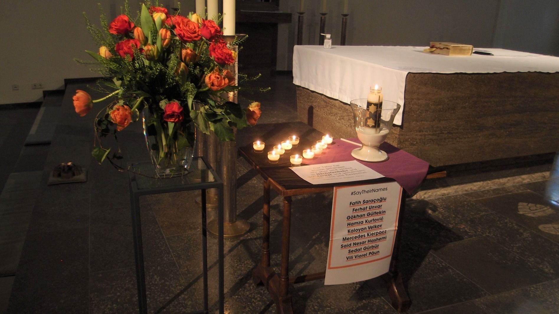 Vor vier Jahren: Terroranschlag in Hanau - Bischof Gerber ruft zum Einsatz für Würde jedes Menschen auf